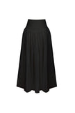 Poplin Midi Etek Siyah