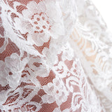 Dantel Mini Elbise Beyaz