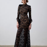 Noe Dantel Maxi Elbise