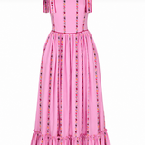 Maya Maxi Elbise Pembe