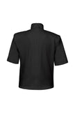 Vatkalı Dik Yaka Siyah Tshirt