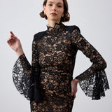 Noe Dantel Maxi Elbise