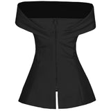 Nadia Açık Omuzlu Bluz Siyah