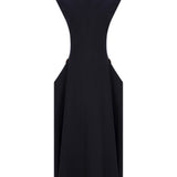 Jessie Tokalı Maxi Siyah Elbise