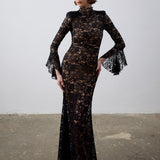 Noe Dantel Maxi Elbise