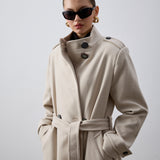 Kaşe Maxi Boy Palto