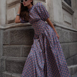 Laulei Loya Sırt Dekolteli Maxi Elbise