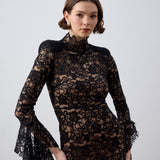 Noe Dantel Maxi Elbise