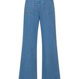 Yüksek Bel Mavi Jeans