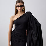 Julie Mini Elbise Siyah