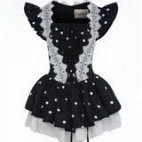 Lina Puantiyeli Mini Elbise