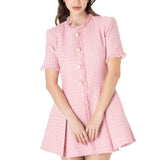 İndira Tuvit Mini Elbise Pembe