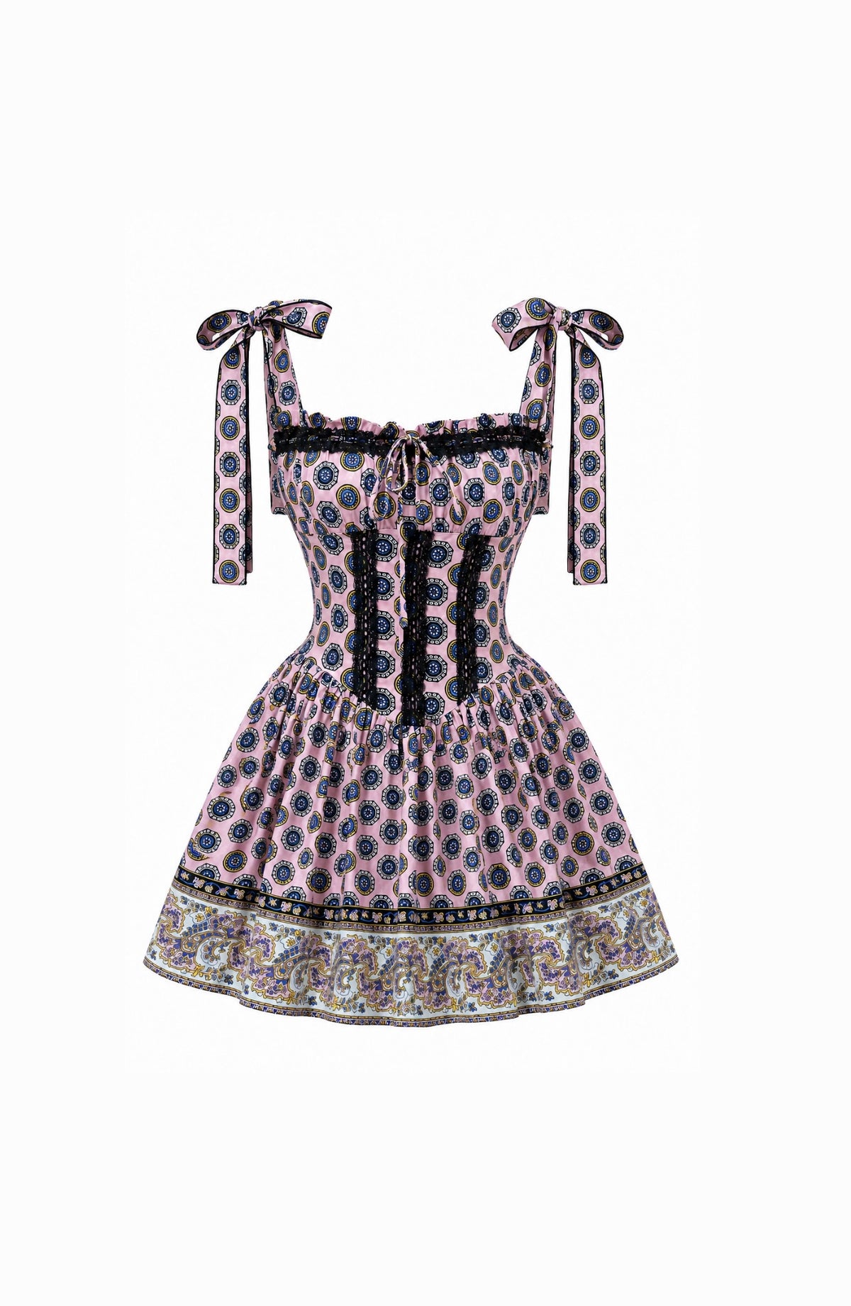 Bella Mini Elbise Pembe