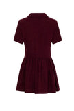 Sadia Ceket Mini Elbise Bordo