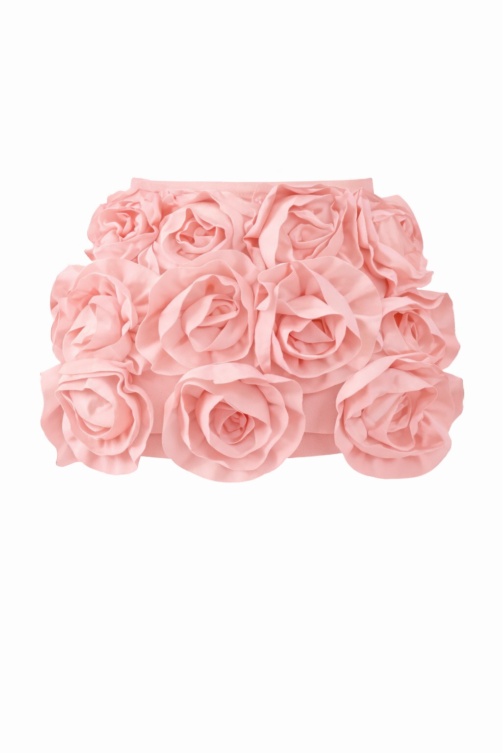 Rosie 3D Gül Detaylı Mini Etek