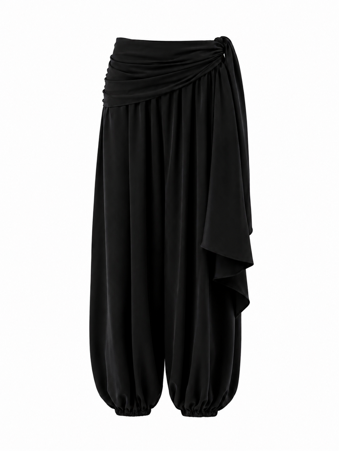 Loya Şalvar Şal Detaylı Pantolon