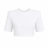 Basic Vatkalı Crop Tshirt