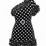 Laura Puantiye Mini Elbise