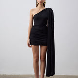 Julie Mini Elbise Siyah