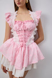Lina  Mini  Pembe Elbise