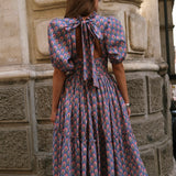 Laulei Loya Sırt Dekolteli Maxi Elbise