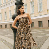 Leona Maxi Leopard Dress