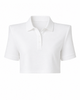 Polo Yaka Crop Tişört