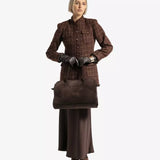 Hakim Yaka Ceket Kahve