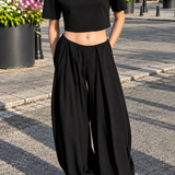 Karina Şalvar Pantolon Siyah