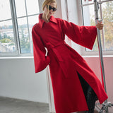 Paula Trench Kırmızı