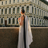 Alina Asimetrik Maxi Elbise