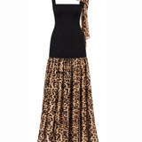 Jadie Maxi Elbise Leopar