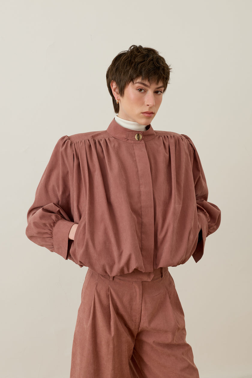 Cloe Crop Ceket Gül Kurusu Rengi