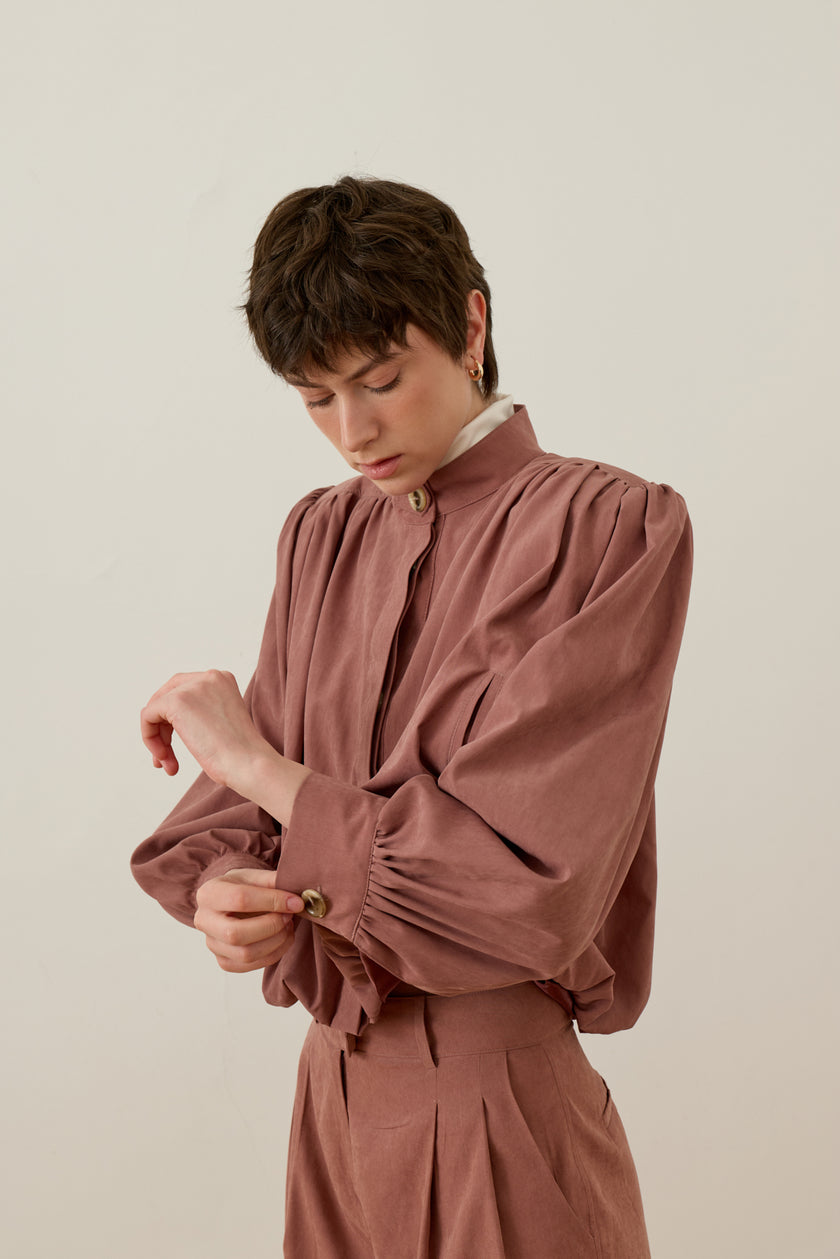Cloe Crop Ceket Gül Kurusu Rengi