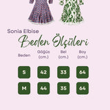 Laulei Sonia Yakalı Yeşil Elbise