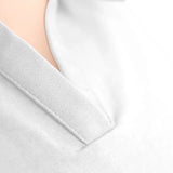 Vatkalı Polo Yaka Beyaz Crop