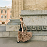 Jadie Maxi Elbise Leopar