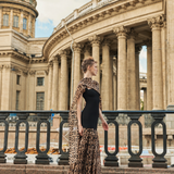 Jadie Maxi Elbise Leopar