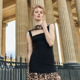 Jadie Maxi Elbise Leopar